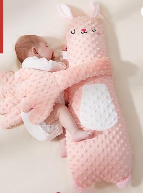 Großes weißes Gänsekissen für Babys.