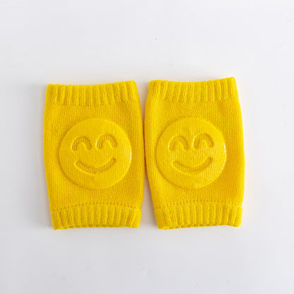 Sommer-Frottee-Babykrabbelsocken mit Knieschonern.
