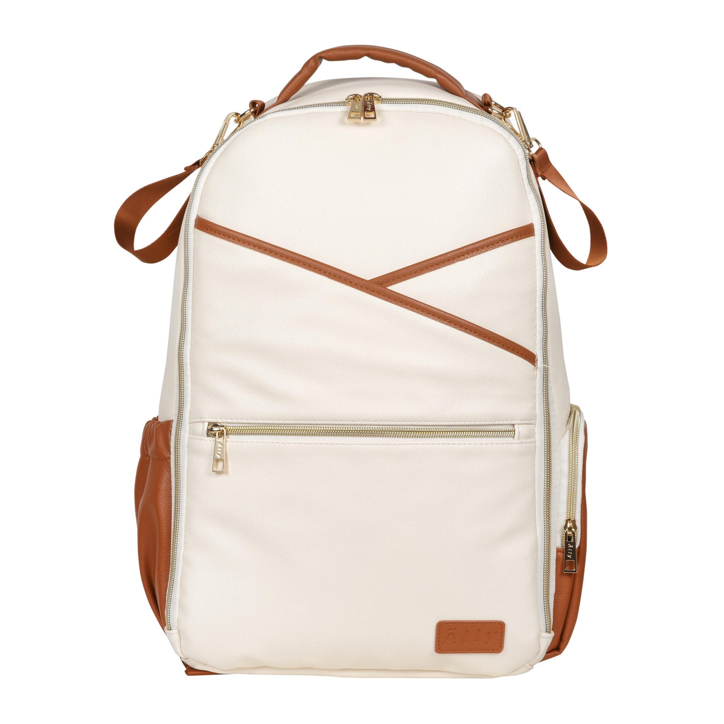 Großer Wickelrucksack – Cappuccino - Lomi Kids Shop