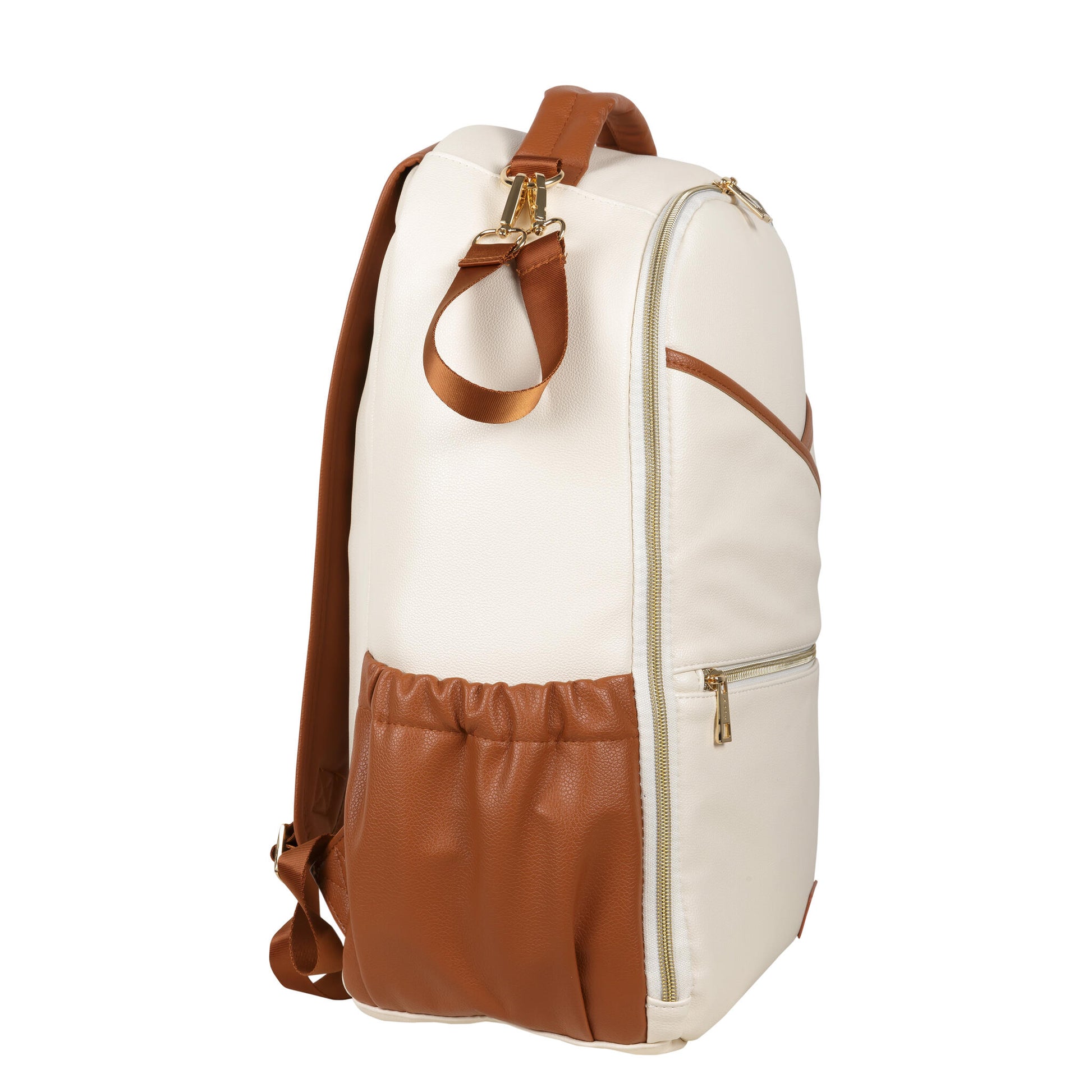 Großer Wickelrucksack – Cappuccino - Lomi Kids Shop