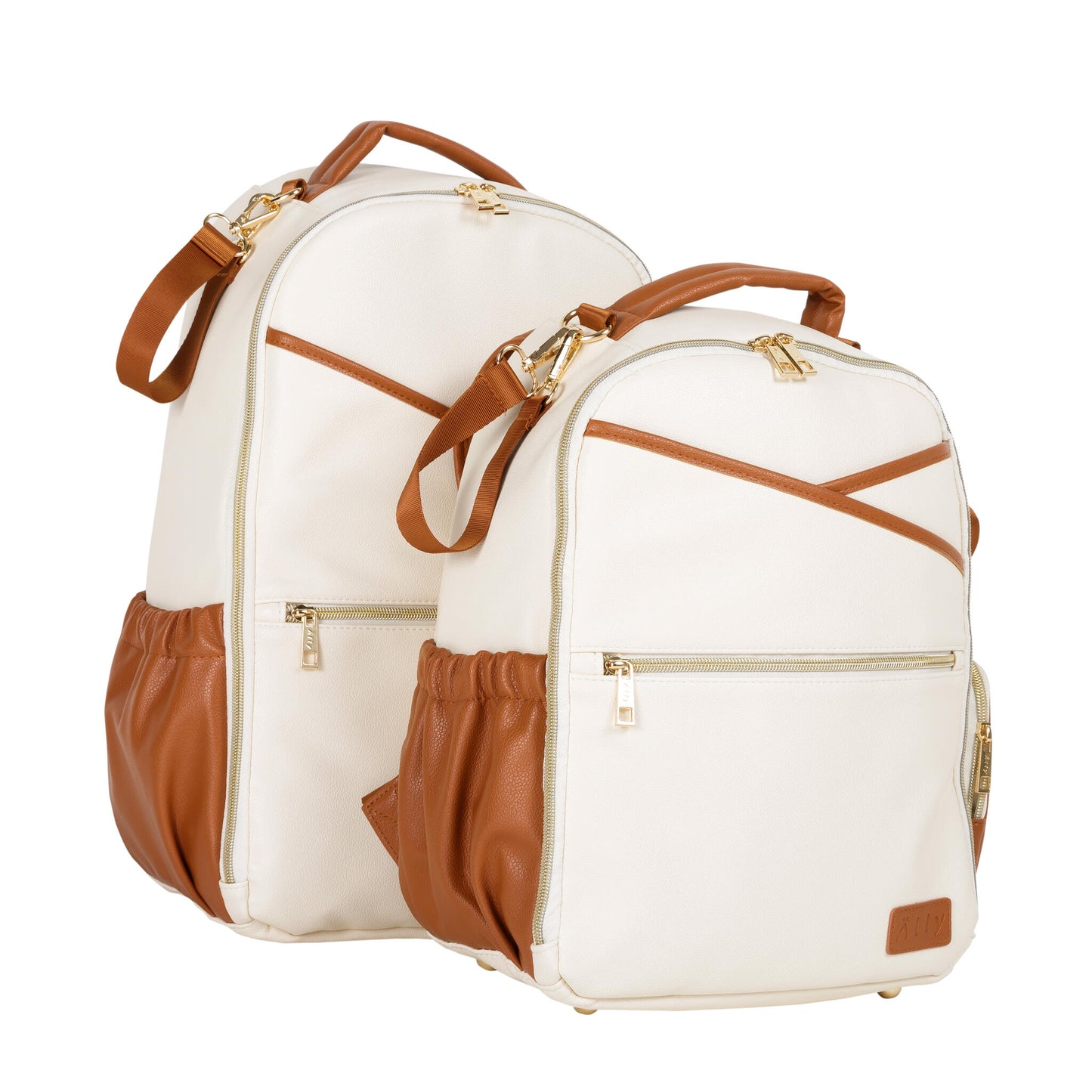 Kleiner Wickelrucksack – Cappuccino - Lomi Kids Shop