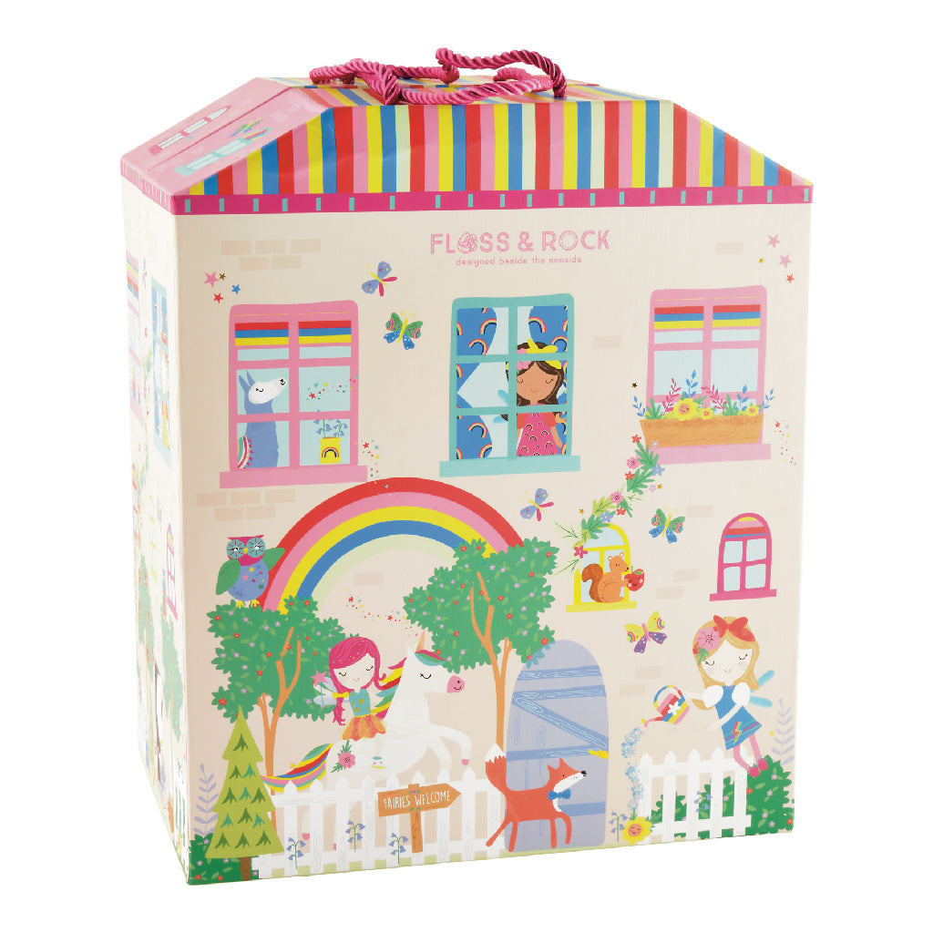 Spielbox mit Holzteilen - Regenbogenfee - Lomi Kids Shop