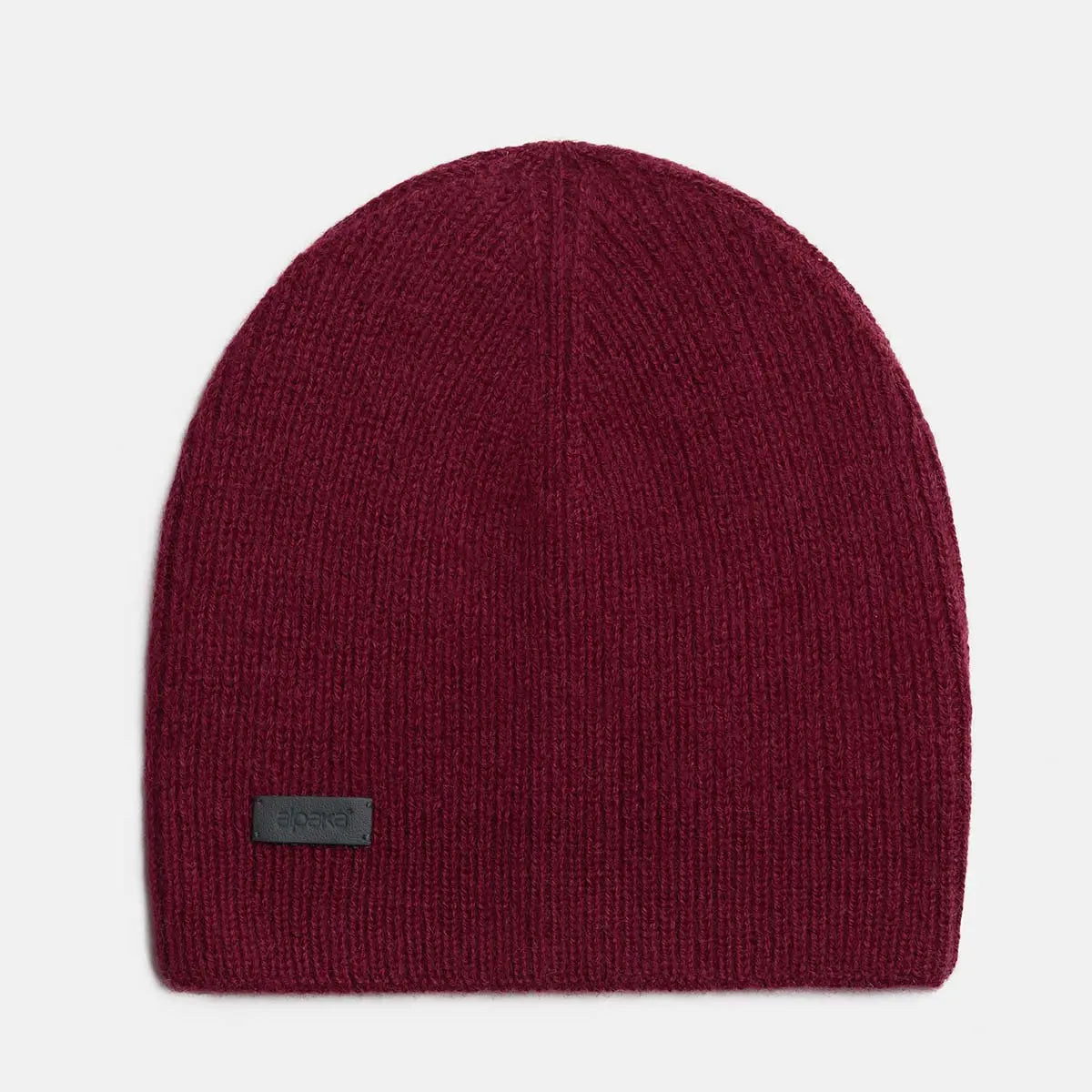 Natural Baby Alpaca Wool Fisherman's Rib Beanie