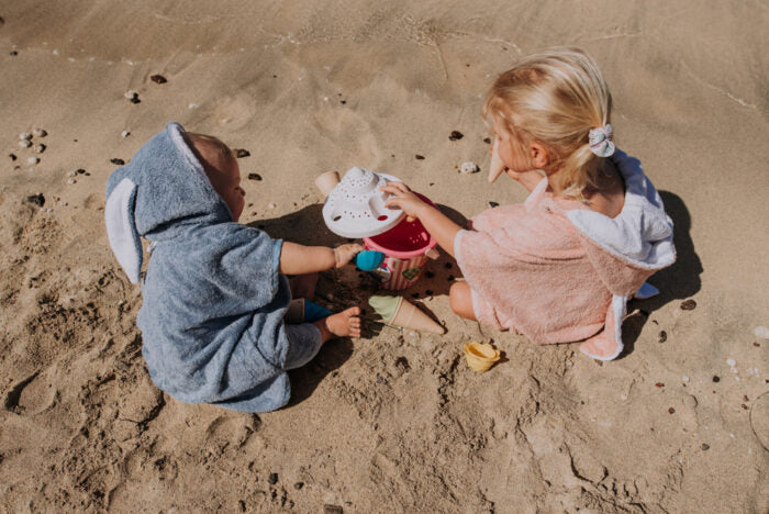 Kurzarm-Poncho KANINCHEN - Für KINDER - Lomi Kids Shop