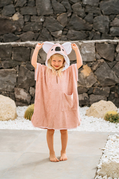 Kurzarm-Poncho KOALA - Für KINDER - Lomi Kids Shop