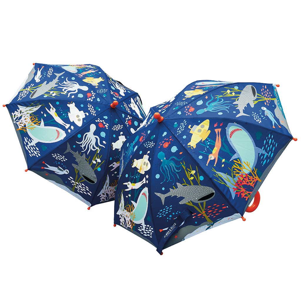 Farbwechselnder Regenschirm - Unterwasserwelt - Lomi Kids Shop