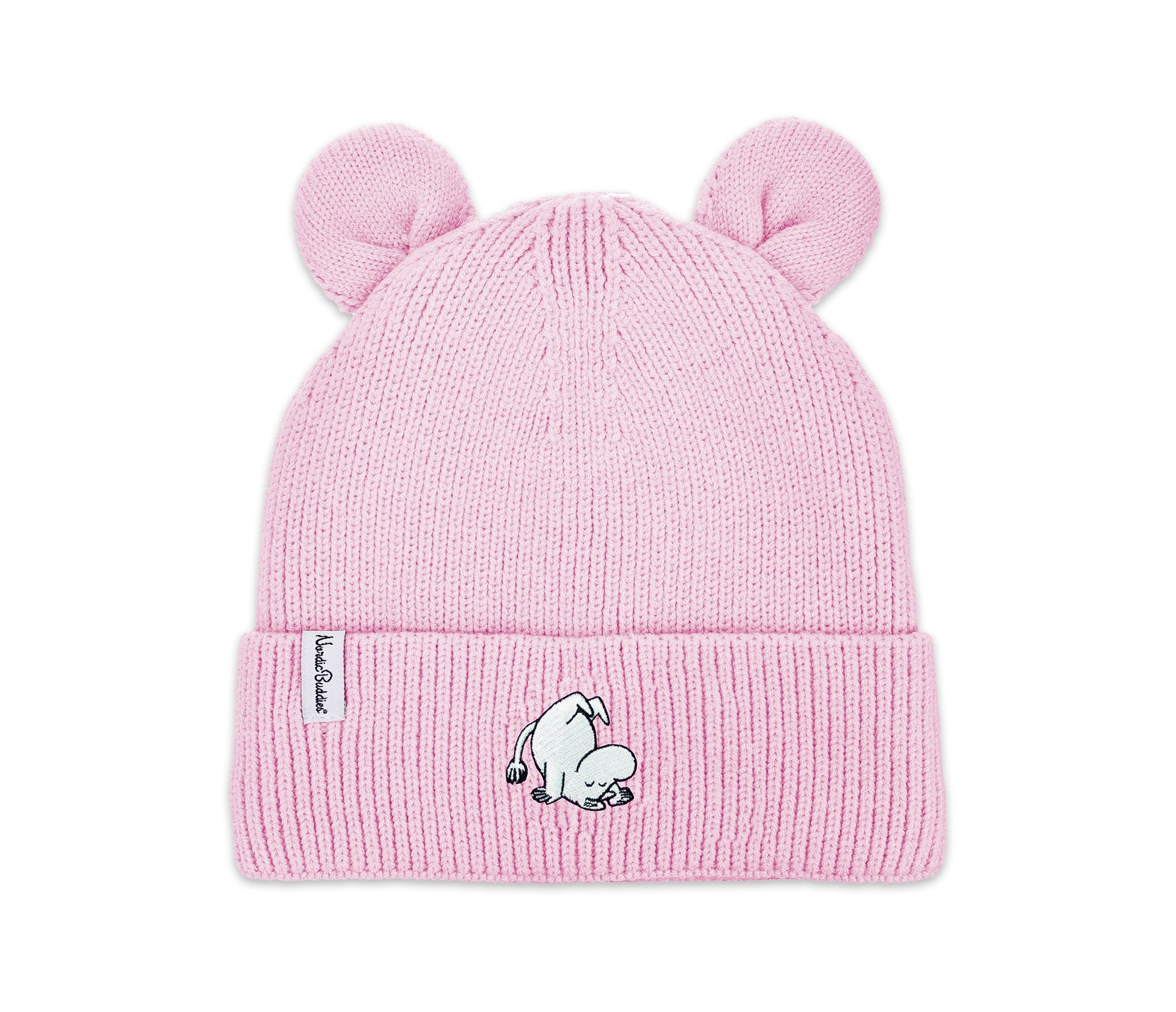 Mumintroll Wintermütze mit Ohren für Kinder - Rosa - Lomi Kids Shop