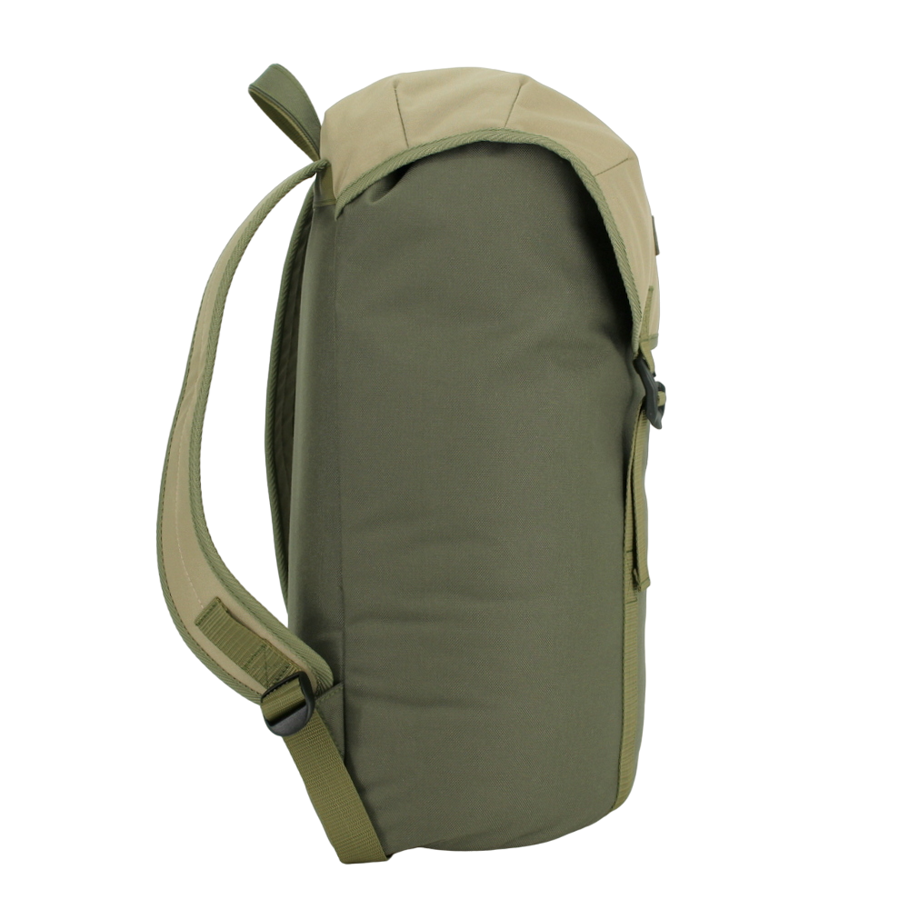 Cafe Rucksack mit G-Haken - Khaki & Beige - Lomi Kids Shop