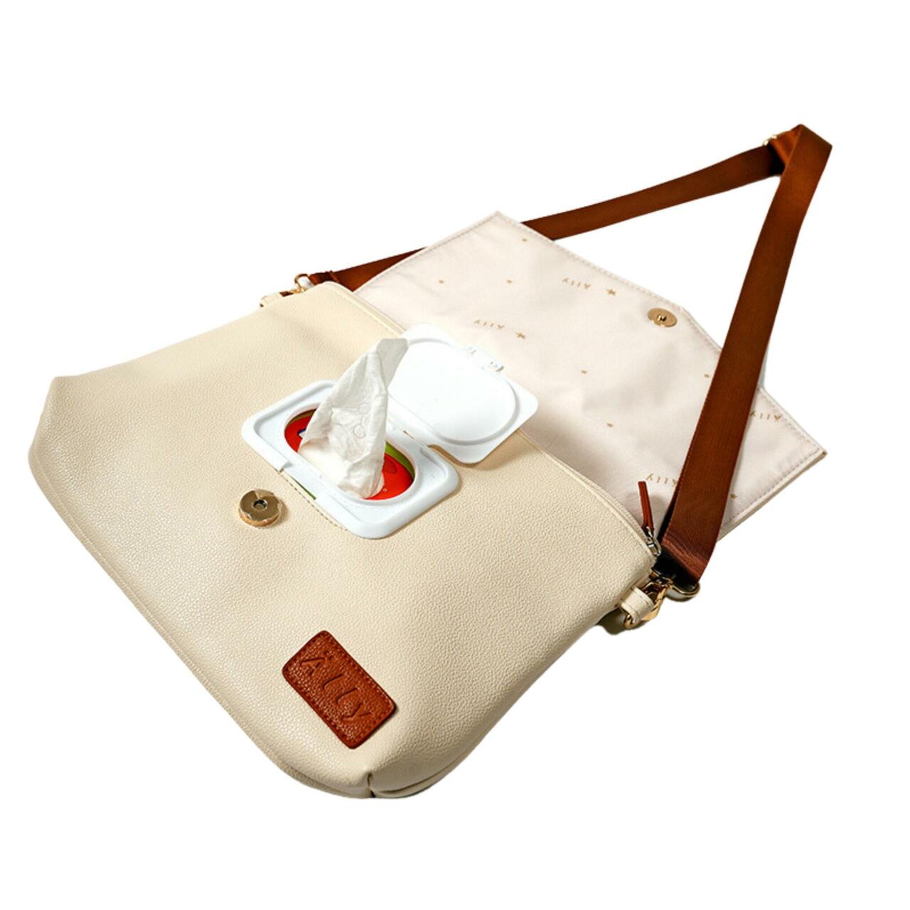 Baby Accessoires Handtasche – Cappuccino - Lomi Kids Shop