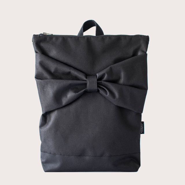 Wasserdichter Rucksack - Black Bow Large - Lomi Kids Shop