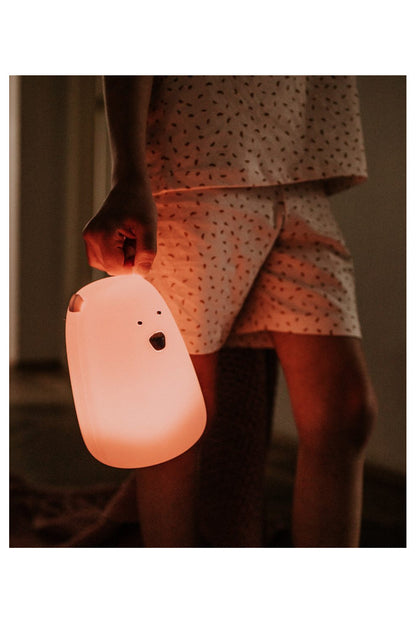 Big Bear Silikonlampe - Rosa - Lomi Kids Shop