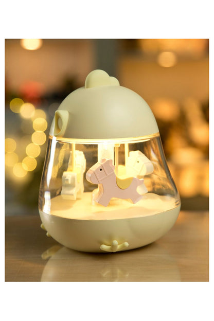 Lampe mit Karussell und Musik - Gelb - Lomi Kids Shop