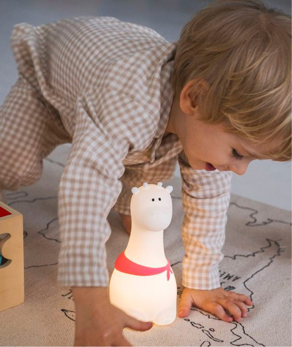 Giraffe Silikonlampe - Weiß - Lomi Kids Shop