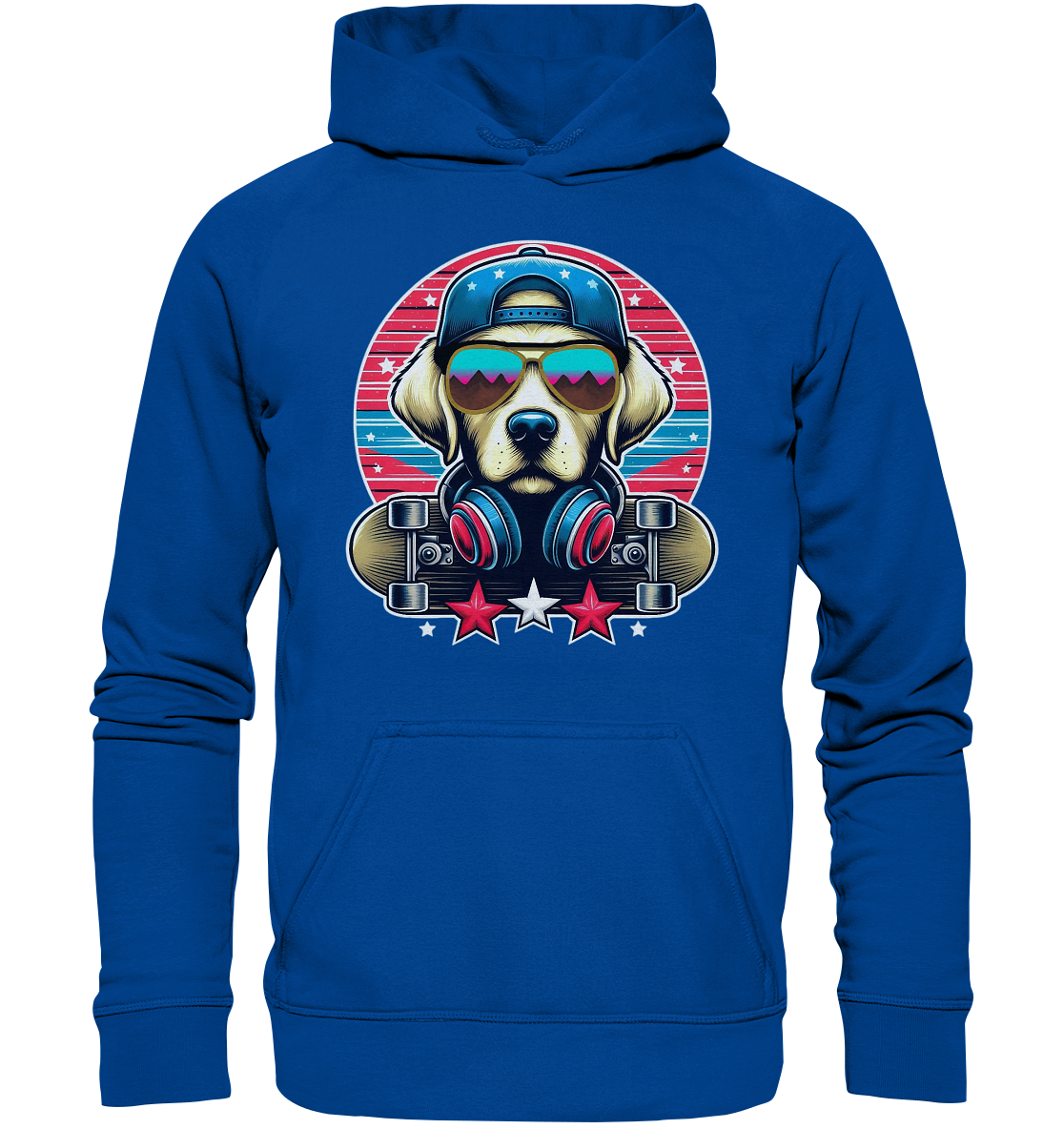 Skater Dog - Basic Unisex Hoodie