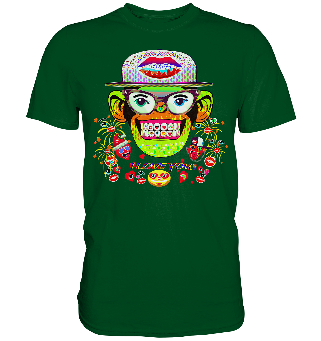 Street King Monkey - Premium Shirt