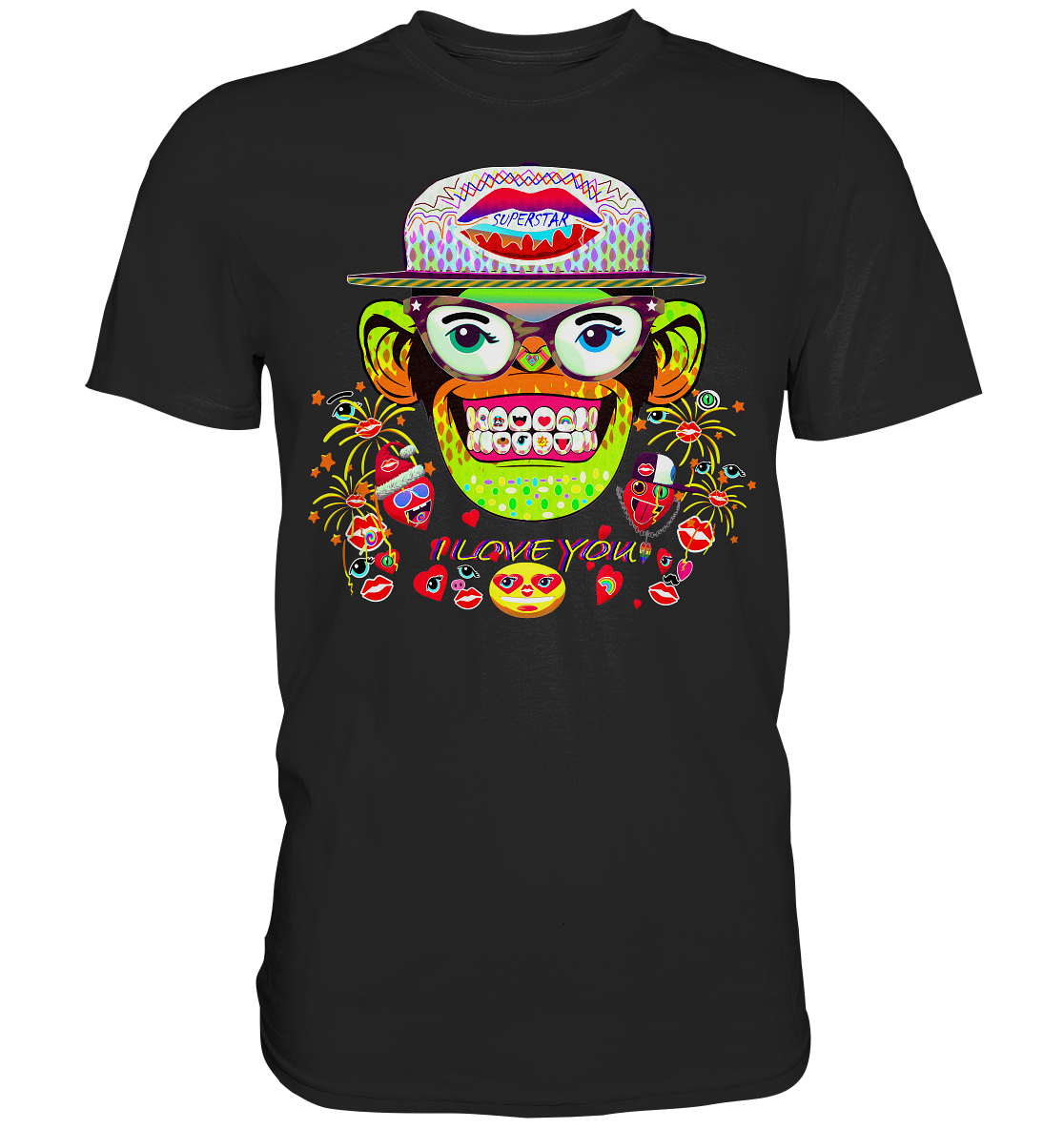 Street King Monkey - Premium Shirt