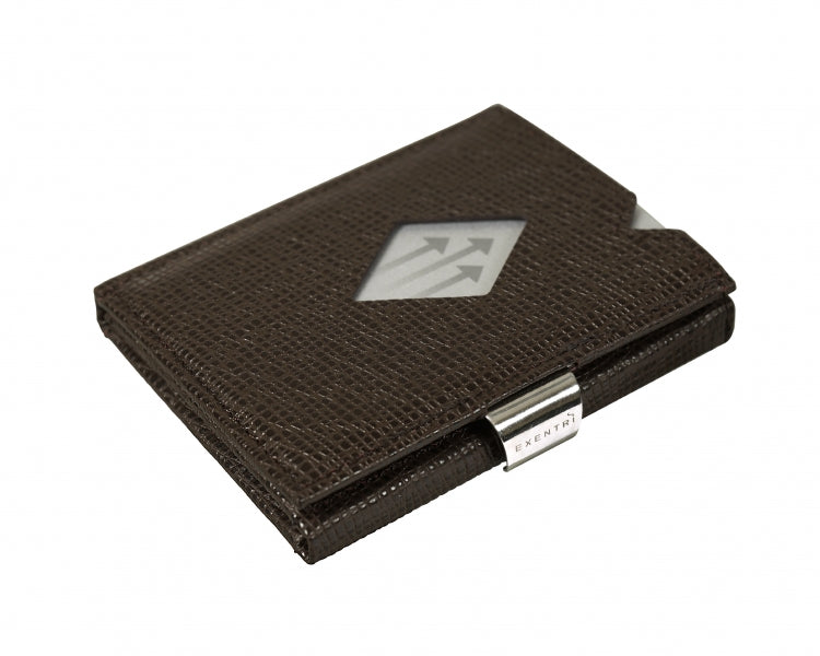 EXENTRI Wallet - Structured leather