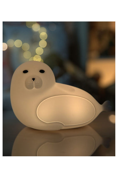 Seal Silikonlampe mit Fernbedienung - Weiß - Lomi Kids Shop